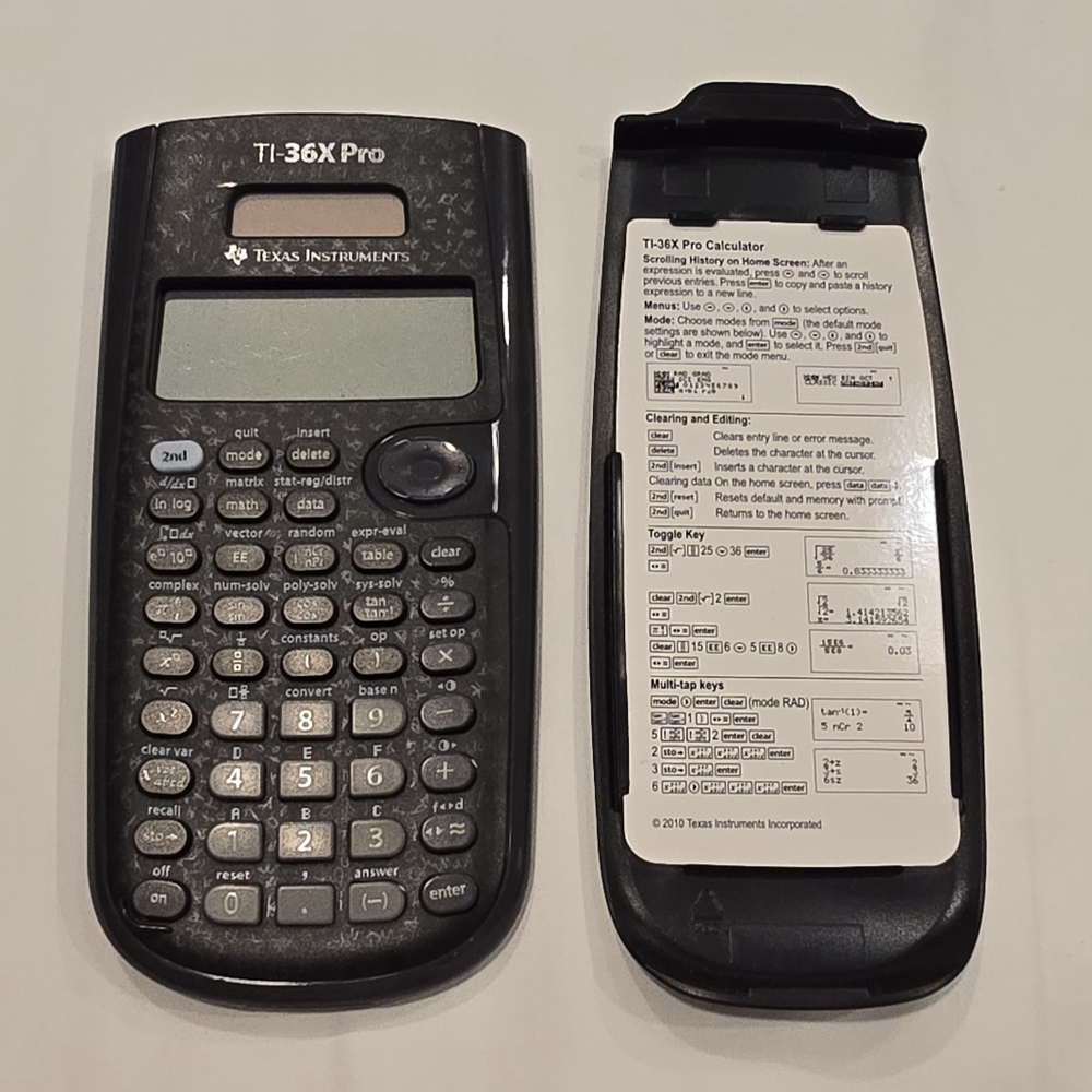Texas Instruments TI-36X Pro Scientific Calculator - Black